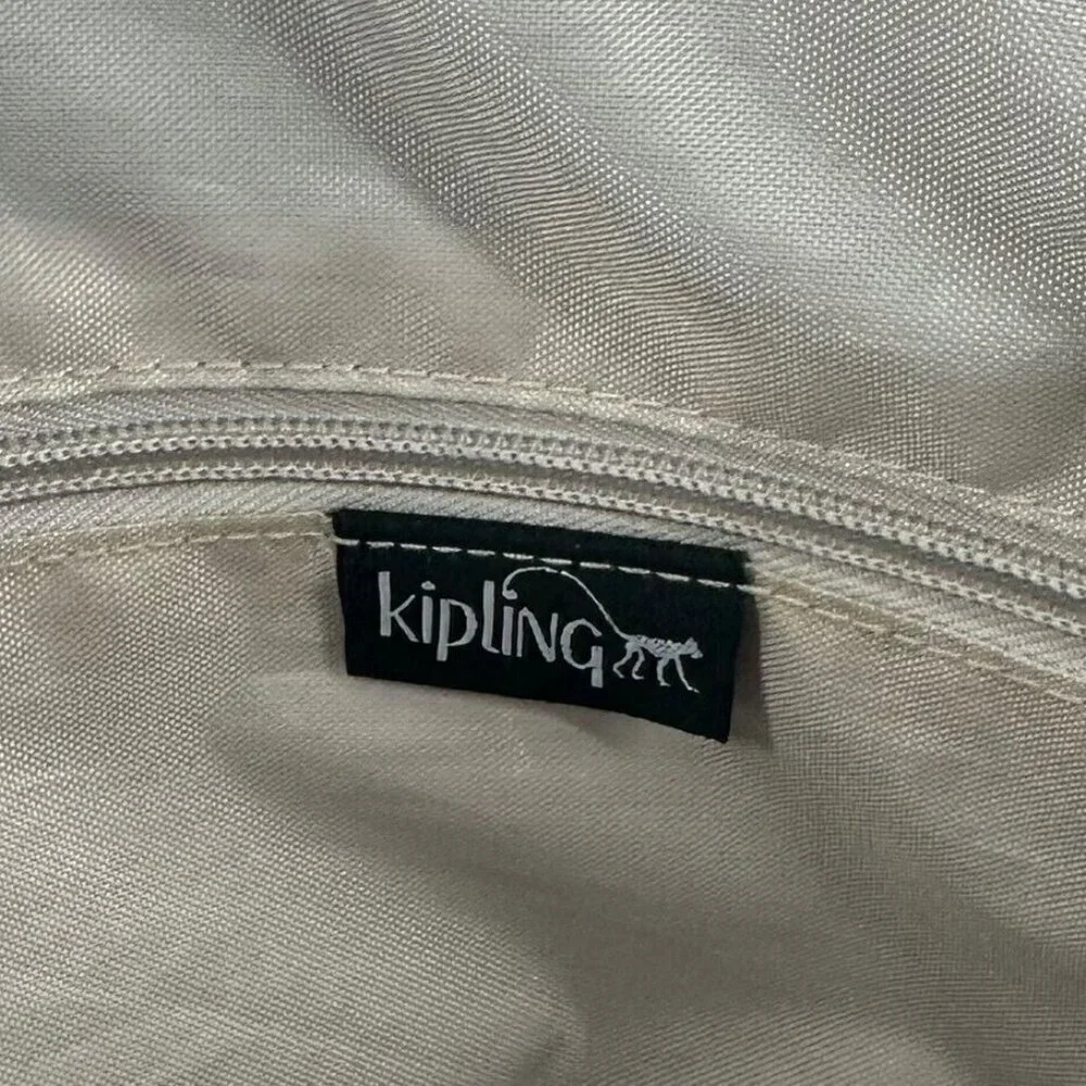 Kipling Fleur Large Book Bag Tote in Black EUC